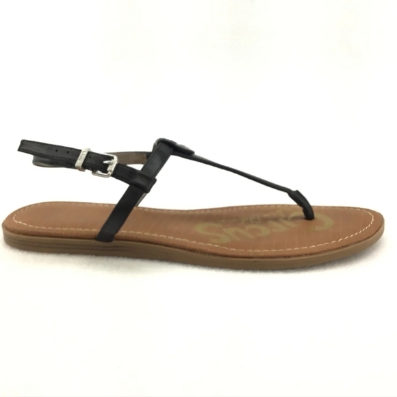 Circus By Sam Edelman Women Cayden Leather Thong Sandals Flats shoes sz 8M - Picture 1 of 12